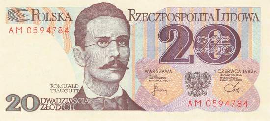 20 Zloty Polen p149a2 1982